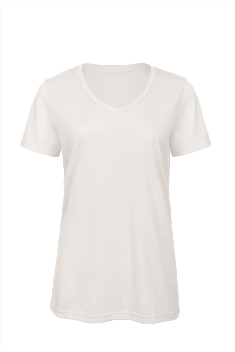 B&C Triblend V-neck T Women