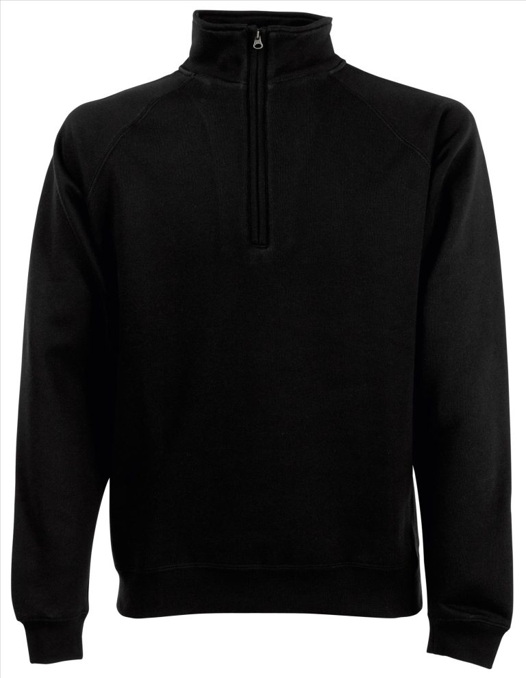 Fruit of the Loom Classic Zip Neck Sweat