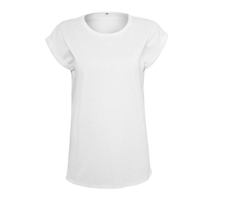 LADIES EXTENDED SHOULDER TEE