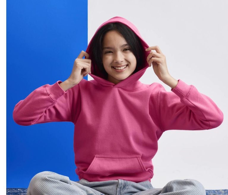 SOFTSTYLE&reg; MIDWEIGHT FLEECE YOUTH HOODIE