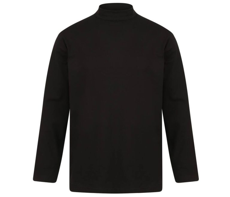 LONG SLEEVED ROLL NECK TOP
