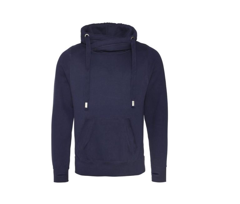 CROSS NECK HOODIE