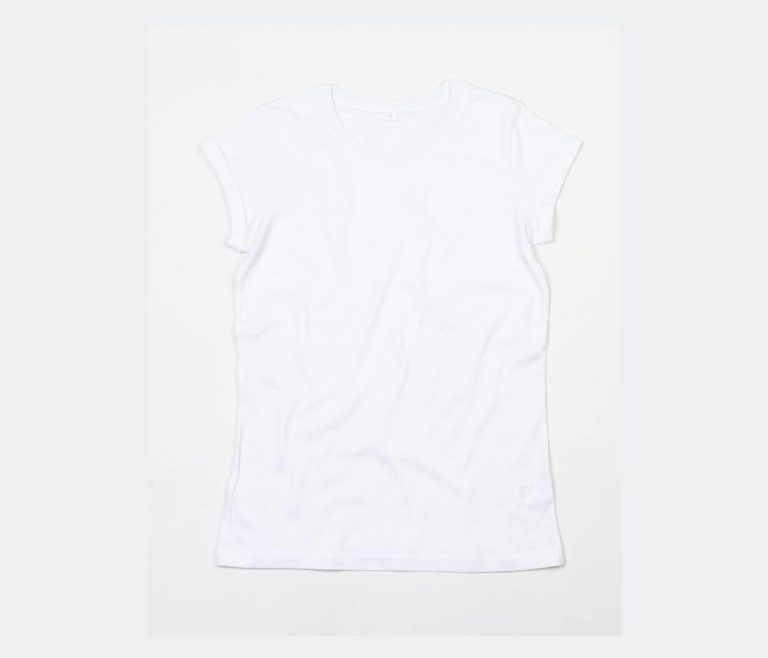 WOMEN'S ROLL SLEEVE T