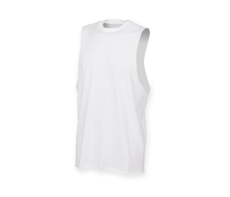 MEN&rsquo;S HIGH NECK SLASH ARMHOLE VEST