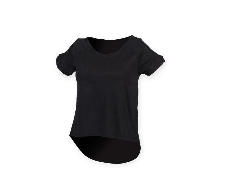 T-SHIRT WITH DROP TAIL