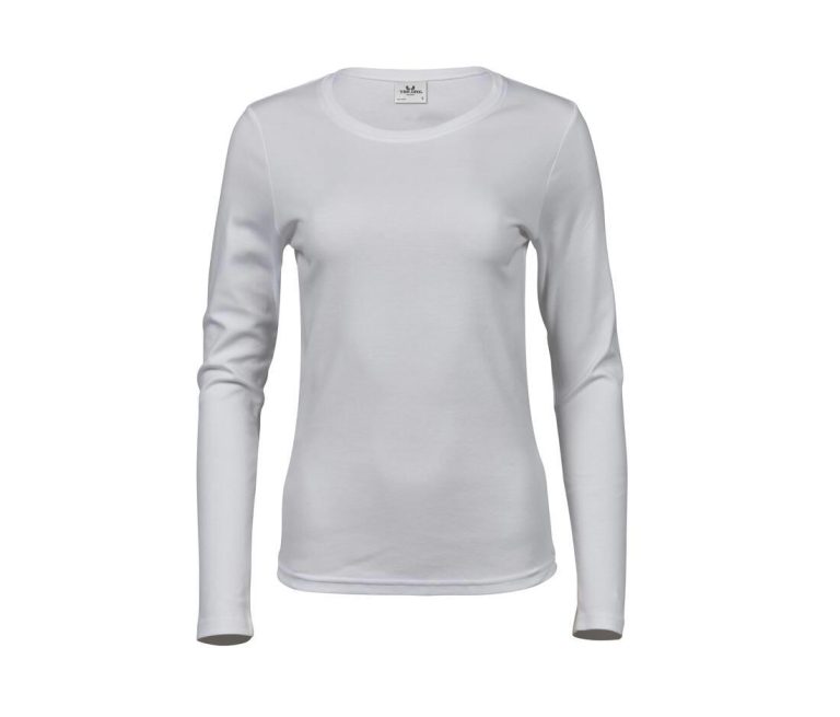 LADIES LONG SLEEVE INTERLOCK TEE