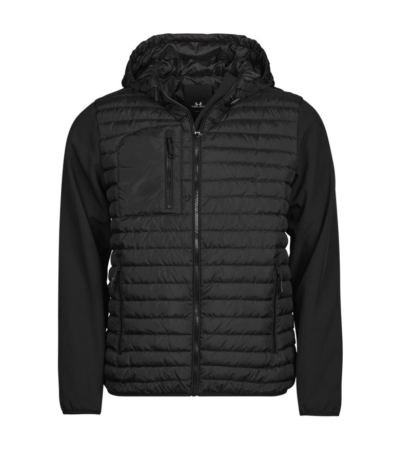 HOODED CROSSOVER JACKET